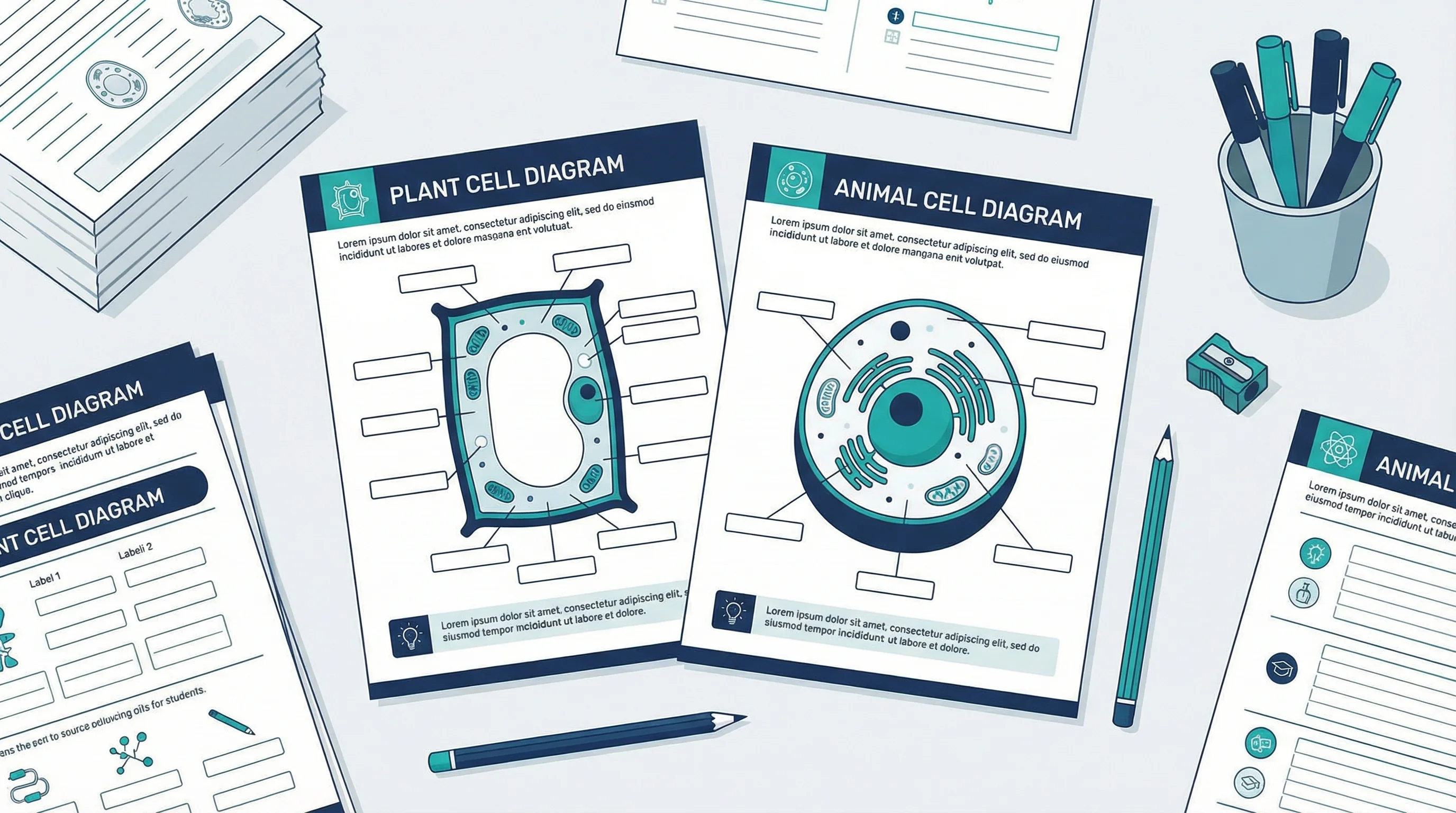 Free Printable Cell Diagram Worksheets: Unlabeled & Labeled (2026)