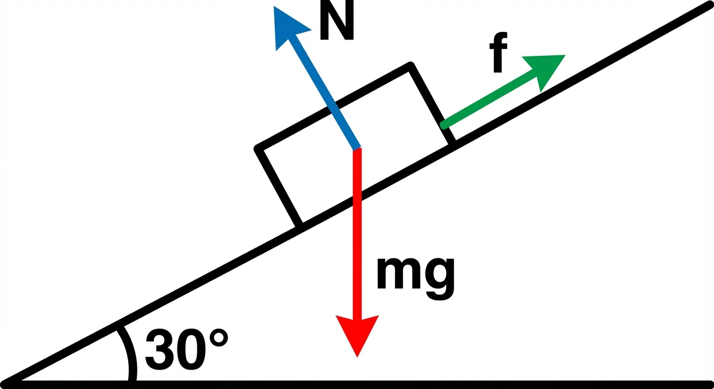 Block on Incline FBD