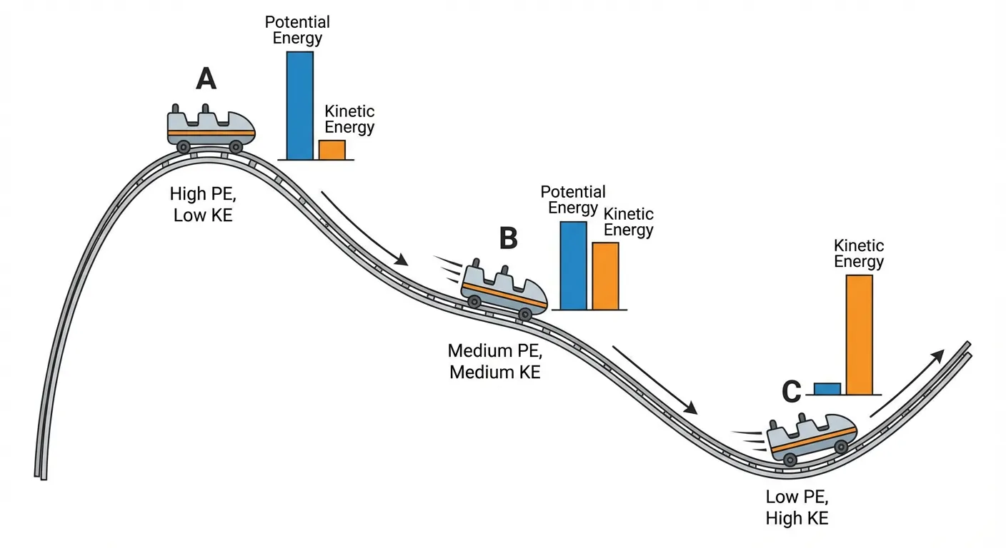 Potential vs Kinetic Energy