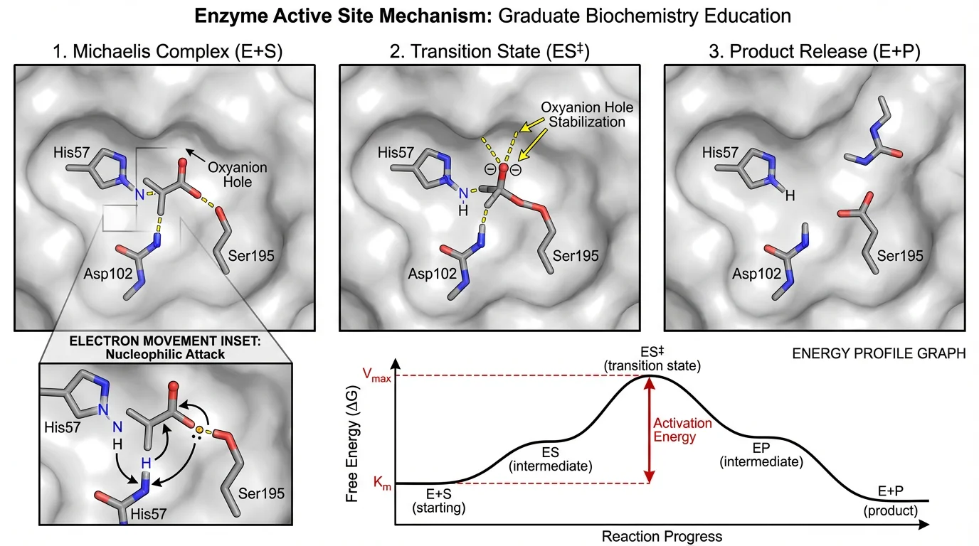 Enzyme Active Site Mechanism