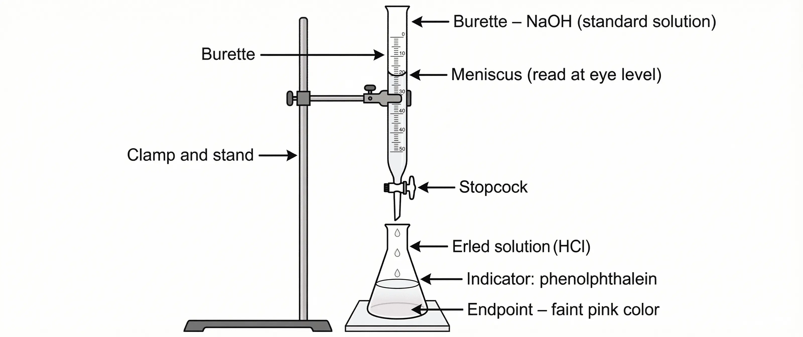 Chemistry – Acid–Base Titration Setup