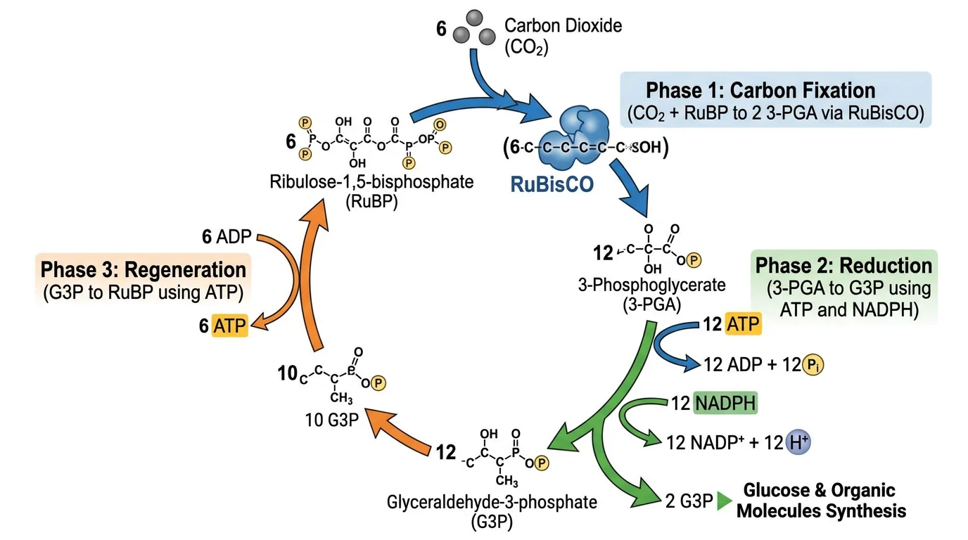 Calvin Cycle Diagram Generator