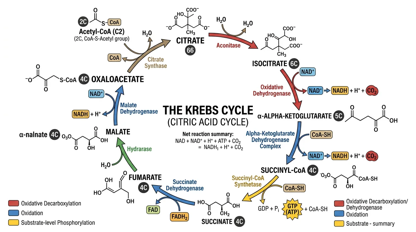 Krebs Cycle Diagram Generator