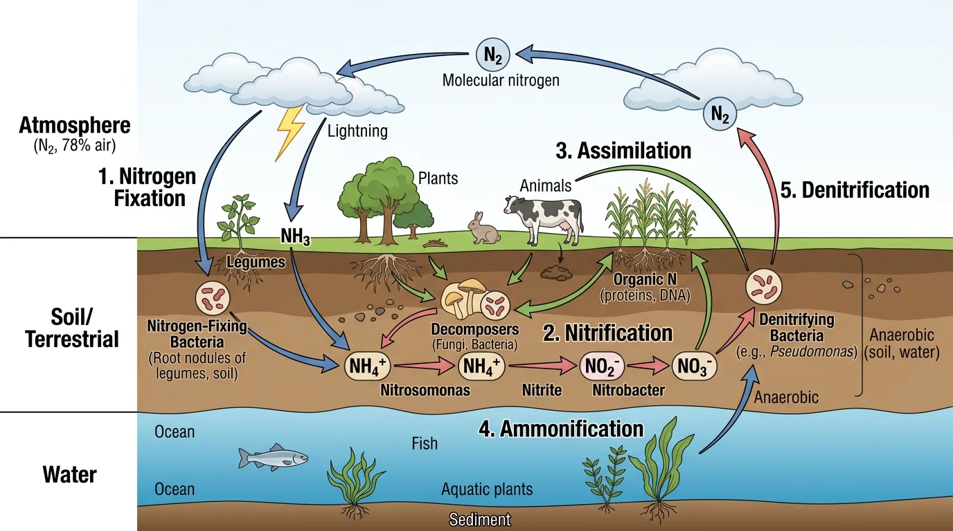Nitrogen Cycle Diagram Generator