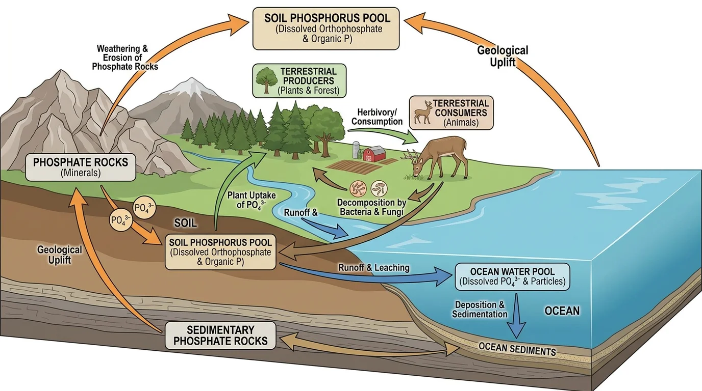 Phosphorus Cycle Diagram Generator